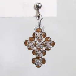 Clips  - Silver 925 - Earrings Proserpine - Clips  - Silver 925 - Argent 925